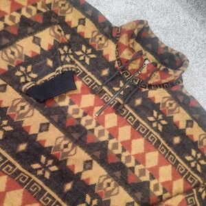 Vtg Denim Express Sweater XL Mens‎ Aztec Tribal 90s Pattern Boho Grunge Western